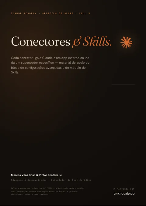 Capa da apostila 03: Conectores & Skills